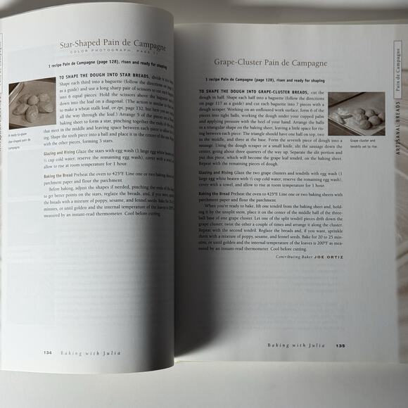 Baking With Julia Dorie Greenspan 1996 First Edition Hardcover Julia Child - Picture 6 of 10